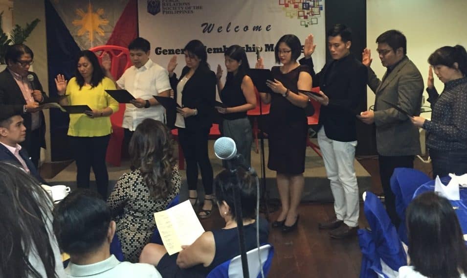 Doris Mongaya inducted as member Public Relations Society of the Philippines PRSP