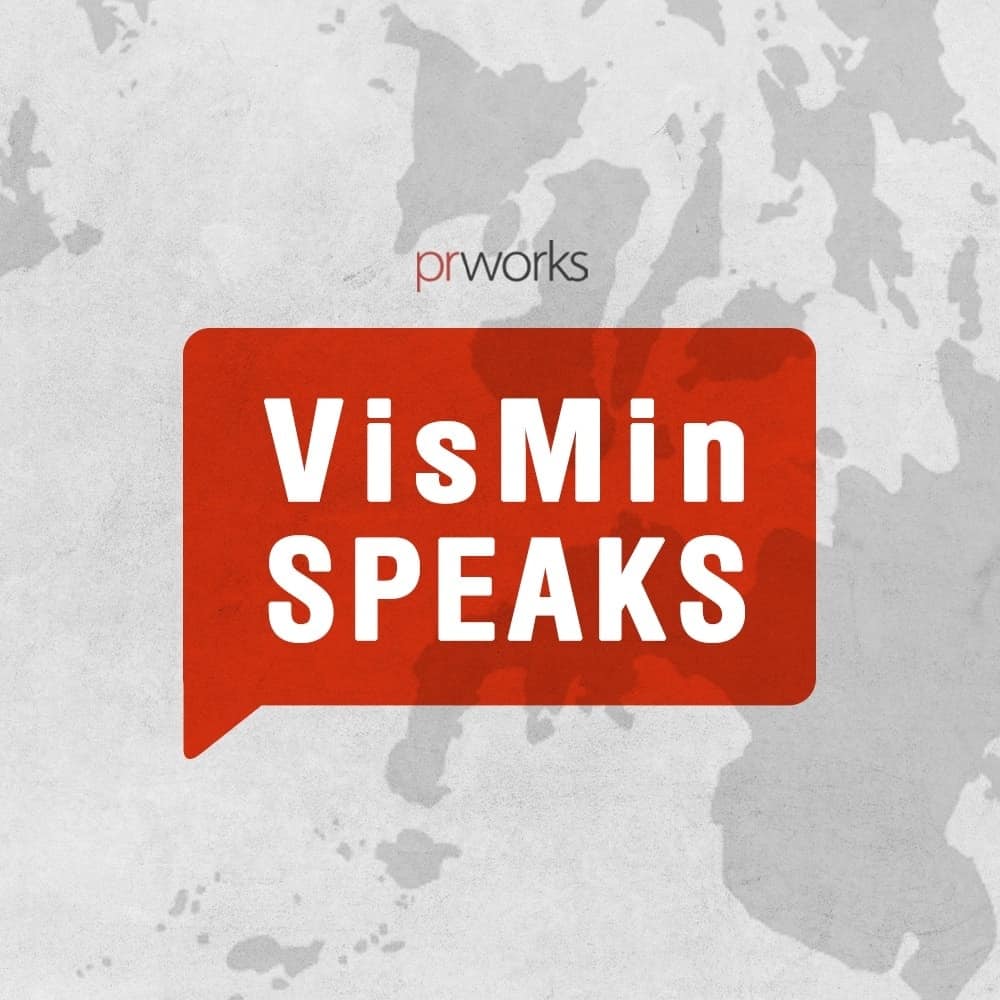 VisMin Speaks logo, PR in Philippines